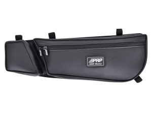 Can-Am Maverick X3 Storage Bag - Front - PRP Seats - Door Bag with Knee Pad - Black - `17-`22 Can-Am Maverick X3 Storage Bag - Front - PRP Seats - Door Bag with Knee Pad - Black - `17-`22